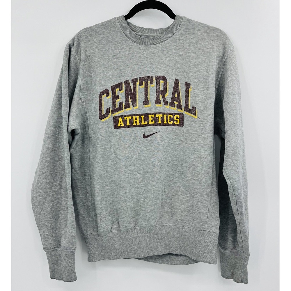 Nike CMU Central Michigan University Crewneck Sweatshirt Men's Small